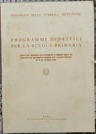 Programmi didattici per la scuola primaria 1985 - ER