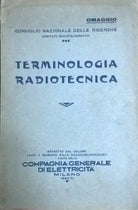 Terminologia Radiotecnica 1932 Compagnia Generale Di Elettricita Ca