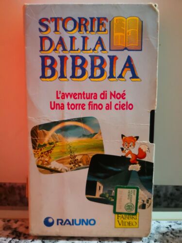 Storie dalla Bibbia,L Avventura di Noe, Una torre fino al cielo-Vhs-1993-fabri-F