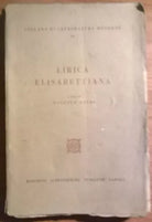 Lirica elisabettiana - Augusto Guidi, ESI, 1960 - L