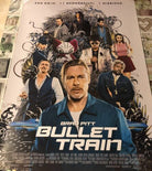 Poster locandina Bullet train 100x70 cm ORIGINALE da cinema 2022 di David Leitc