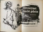Ultrasymet bleibt geheim di Heinz Vieweg, 1962, Neues Leben Berlin - ER