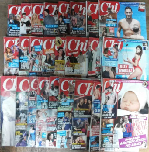 Stock settimanale Chi composto da 26 riviste - AA.VV. - Mondadori - R