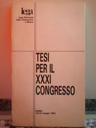Tesi per il XXXI Congresso di A.a.v.v, 1982, Lega-F