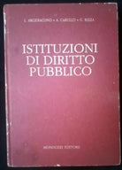 Istituzioni di diritto pubblico -Arcidiacono, Carullo, Rizza- Monduzzi,1993 -L  