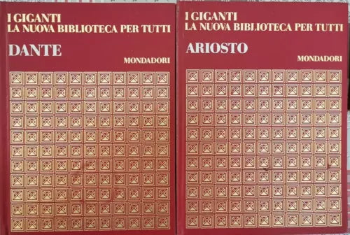 I giganti: Ariosto e Dante, 1968, Mondadori - ER