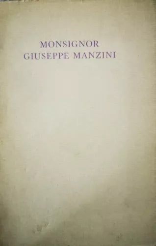 Monsignor Giuseppe Manzini 1957 - ER