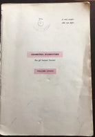Geometria Elementare - Pompeo Nisini, Casa Editrice Luigi Trevisini - P