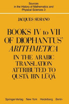 Books IV to VII of Diophantus Arithmetica