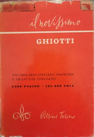 Dizionario italiano-francese e francese-italiano GHIOTTI - ER