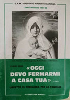 Oggi devo fermarmi a casa tua di Aa Vv, 1988, G. A. M. Gioventu Ardente - ER