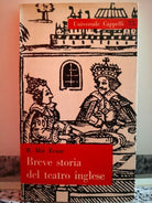 Breve storia del teatro inglese di B. Ifor Evans, 1963, Cappelli Editore-F