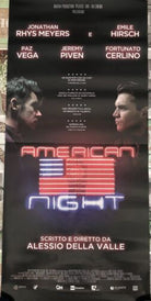 Poster locandina American night 33x70 cm ORIGINALE da cinema 2021 di Alessio Del