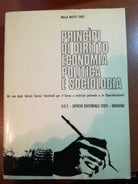 Principi di diritto economia politica e sociologia - N. M. Finzi -U.E.T-1975 - M