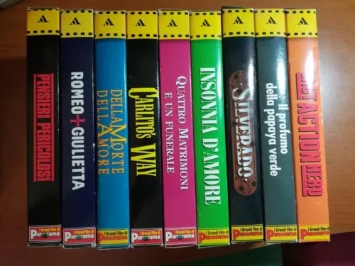 Stock 9 VHS i grandi film panorama - 1985 1996 - M