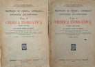 CHIMICA INORGANICA tomi 1 e 2 di E. MOLINARI 1943, Hoepli - ER