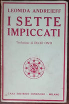 I sette impiccati - Leonida Andreieff - Sonzogno, 1919 - A