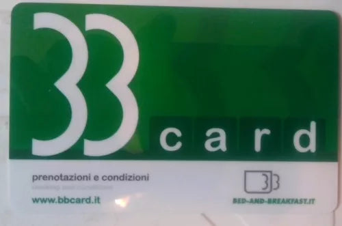 Scheda  BB card - Sconti in migliaia di B&B