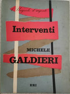 Interventi di Michele Galdieri, 1956, Eri - ER