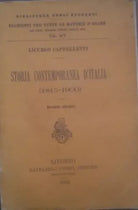 storia contemporanea d'italia - Licurgo Cappelletti - Raffaello Giusti ,1905 - C