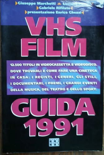 VHS film guida 1991 - AA.VV. - Nuova ERI Edizioni RAI,1992 - R