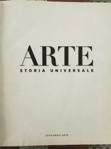 Arte: storia universale Leonardo Arte 1997 - ER