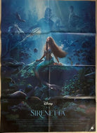 Poster locandina La sirenetta 2023 100x140 ORIGINALE da cinema di Rob Marshall