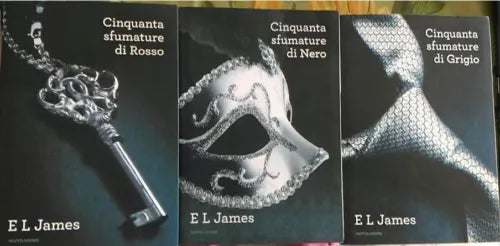 Trilogia Cinquanta sfumature Grigio - Rosso - Nero - E.L. James, 2012