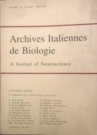 Archives Italiennes de Biologie - A journal of Neuroscience Pisa 2004 Ca