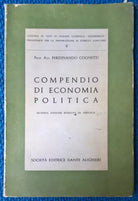 Compendio di economia politica	- F. Cognetti - 1961, Soc. Ed. Alighieri - L 