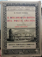 Il discorso in difesa del poeta Archia - M. Tullio Cicerone - STM - 1935 - G