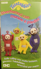 Teletubies divertiamoci con mianine e piedini VHS - BBC - 1996