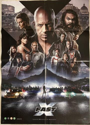 Poster locandina Fast X Fast Furious 10 100x140 ORIGINALE da cinema di Louis