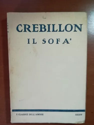 Il sofa - Crebillon - L aristocratica - 1926 - M