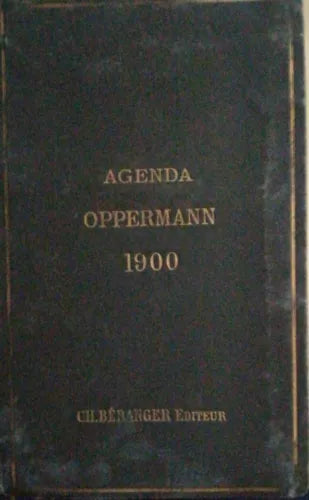 Agenda Oppermann 1900 - Aa.vv. - 1900 - Ch.bèranger Editeur - lo