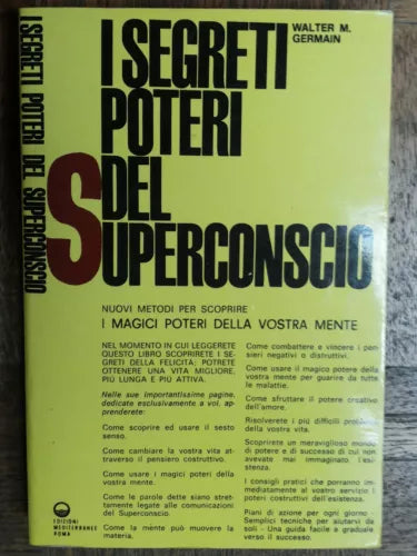 I segreti poteri del superconscio - Germain - Edizioni Mediterranee,1991 - R