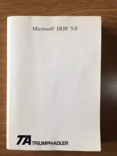 Microsoft DOS 5.0 - Triumph-Adler - 1991 - AR