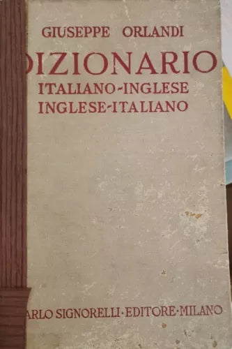 Dizionario inglese-italiano, italiano-inglese ORLANDI 1960 - ER