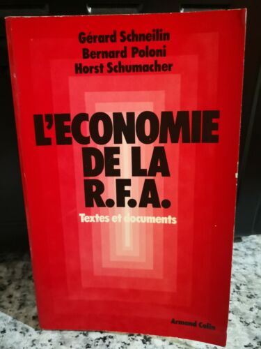 L’economie de la R.F.A. di A.a.v.v, 1983, Armand Colin -F