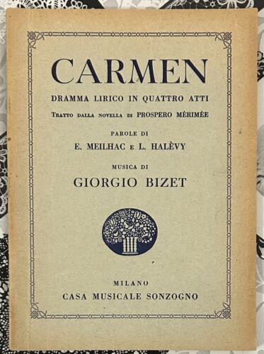 Carmen di Giorgio Bizet di E Meilhac