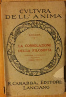 La consolazione della Filosofia - Boezio - R. Carabba Editore - R