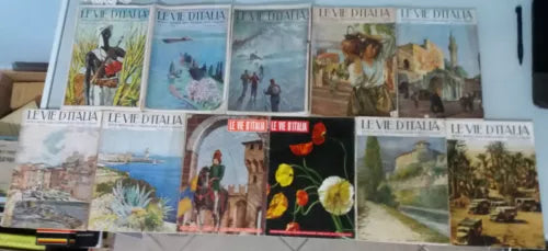 Le vie d’Italia, 11 Volumi 1936-1962 - Touring Club Italiano - G