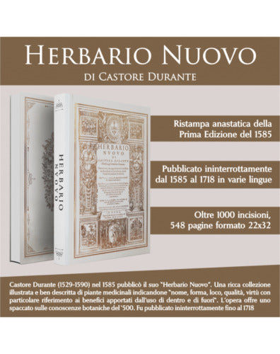 HERBARIO NUOVO. Ristampa Anastatica Della 1° Edizione Del 1585 - Castore Durante