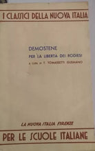 Demostene per la liberta dei Rodiesi-T.T.Gusmano,1967,La Nuova Italia -S