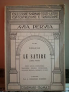 Le Satire libro 1 n°69 di Orazio, 1961, Sormani-F