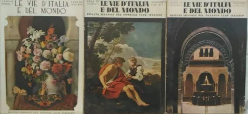 Le Vie D’Italia e del Mondo - 3 riviste - 1934 - 1935 - 1936