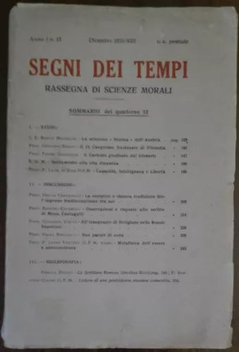 Segni dei tempi - Paolo Bonatelli e Celestino Cavedoni -Magnani e Ganassi,1934-A
