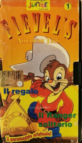 FIEVEL S AMERICAN TAILS VHS Il ranger solitario + Il regalo