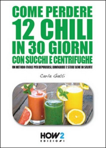 Come perdere 12 chili in 30 giorni con succhi e centrifughe. Un metodo facile
