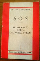TEATRO - Stacchini: S.O.S. SOS Bilancio Signora Evian 1928 Corbaccio